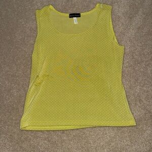 Yellow Sleeveless Top
